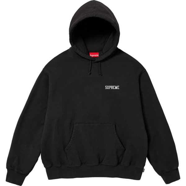 Supreme On God Hooded Sweatshirt - Black (front)