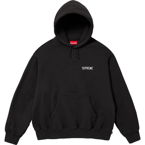 Supreme On God Hooded Sweatshirt - Black (front)