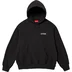 Supreme On God Hooded Sweatshirt - Black (front)