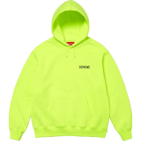 Supreme On God Hooded Sweatshirt - Bright Yellow (front)