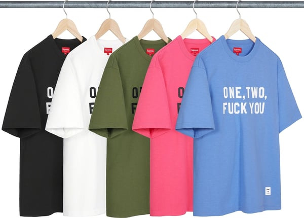 Supreme One Two Fuck You S/S Top - Product Image