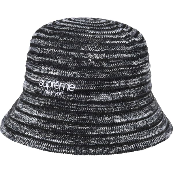 Supreme Open Knit Crusher - Black (front)
