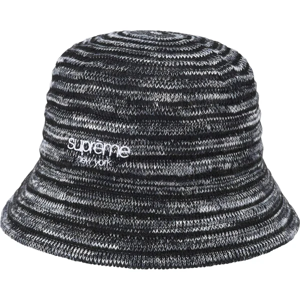 Supreme Open Knit Crusher - Black (front)