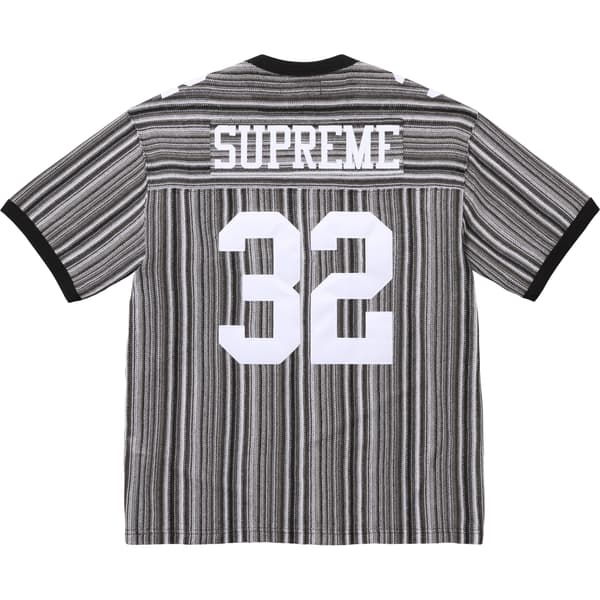 Supreme Open Knit Football Top - Black (front)