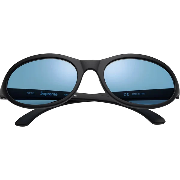 Supreme Otto Sunglasses - Black (front)