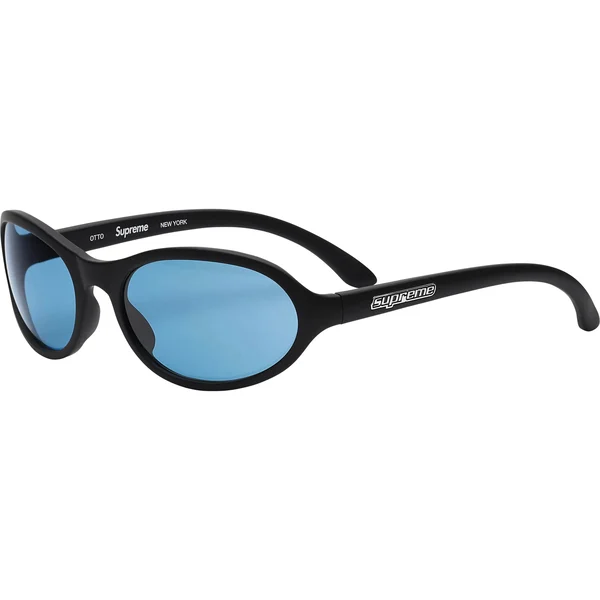 Supreme Otto Sunglasses - Black (front)
