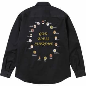 Supreme Our Lady Work Shirt Black