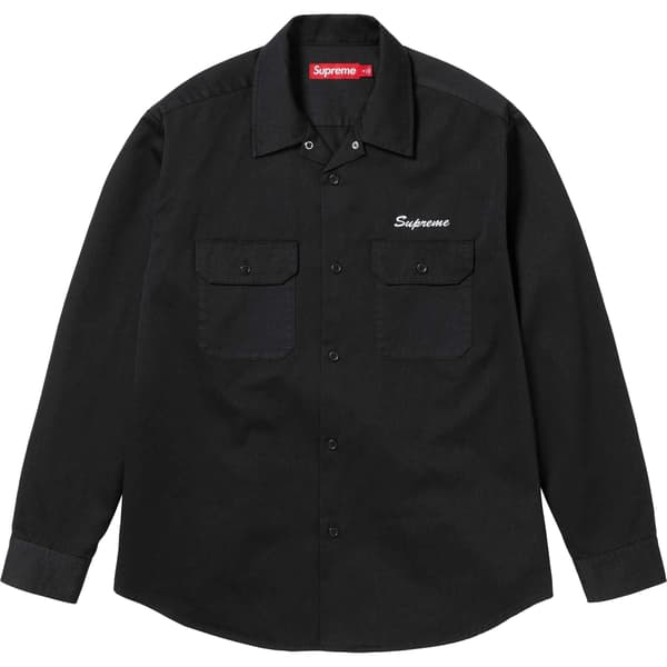 Supreme Our Lady Work Shirt - Black (front)