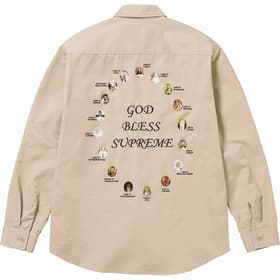 Supreme Our Lady Work Shirt Khaki