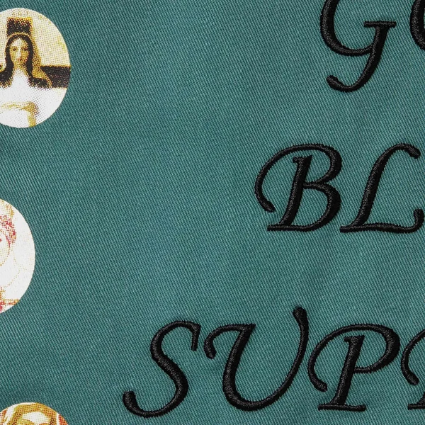 Supreme Our Lady Work Shirt - Work Green (front)