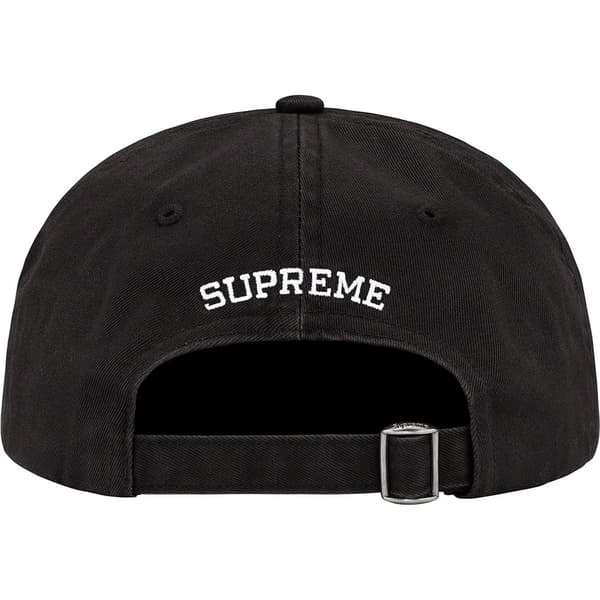 Supreme Oval 6-Panel - Black (front)