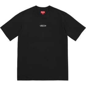 Supreme Oval Logo S/S Top Black