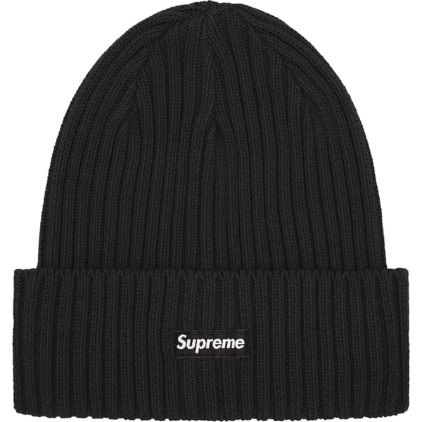 Supreme Overdyed Beanie - Black (front)
