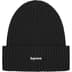 Supreme Overdyed Beanie - Black (front)