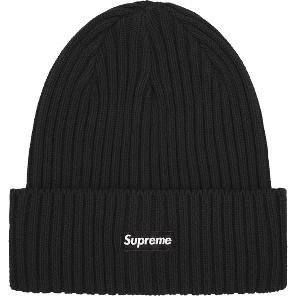 Supreme Overdyed Beanie - Black (front)