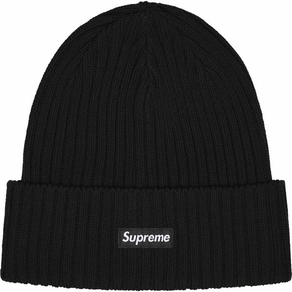 Supreme Overdyed Beanie - Black (front)