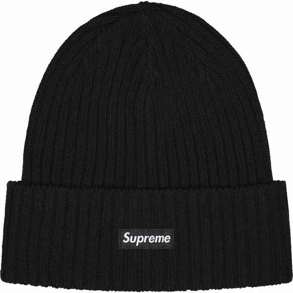 Supreme Overdyed Beanie - Black (front)