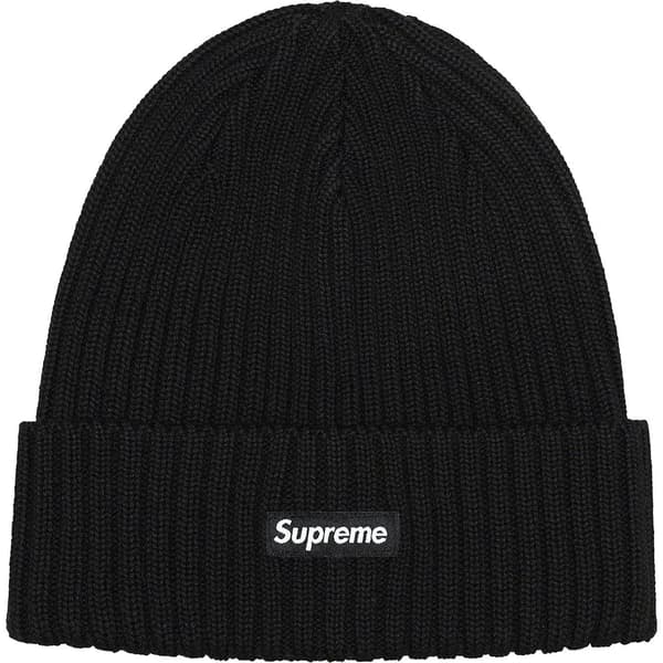 Supreme Overdyed Beanie - Black (front)