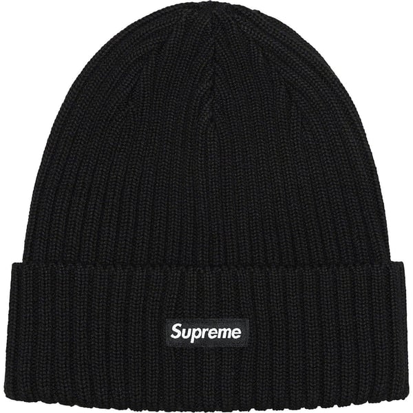 Supreme Overdyed Beanie - Black (front)