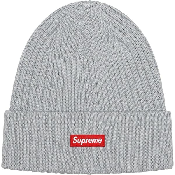 Supreme Overdyed Beanie - Grey (front)