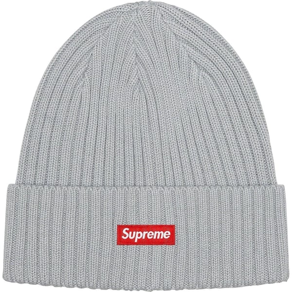 Supreme Overdyed Beanie - Grey (front)