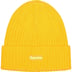 Supreme Overdyed Beanie - Lemon (front)