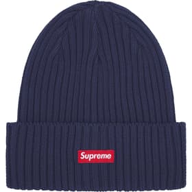 Supreme Overdyed Beanie Light Navy