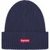 Supreme Overdyed Beanie - Light Navy (front)