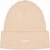 Supreme Overdyed Beanie - Light Tan (front)