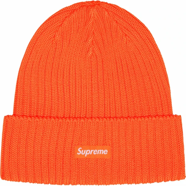 Supreme Overdyed Beanie - Orange (front)