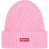 Supreme Overdyed Beanie - Pink (front)
