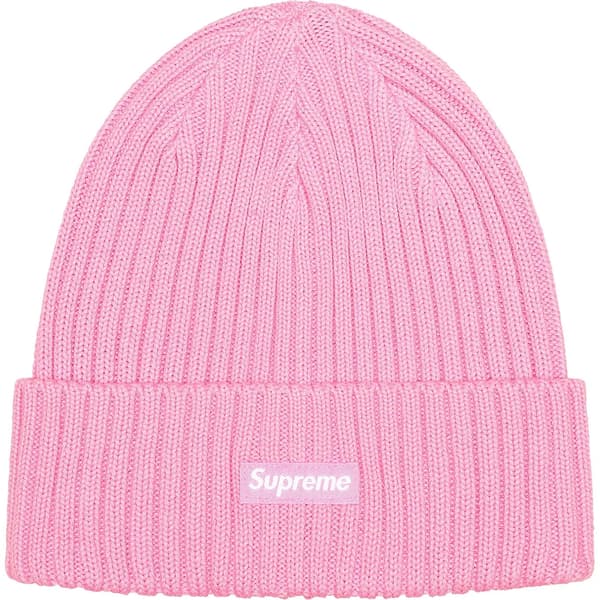 Supreme Overdyed Beanie - Pink (front)