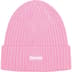 Supreme Overdyed Beanie - Pink (front)