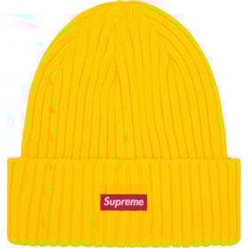 Supreme Overdyed Beanie Yellow