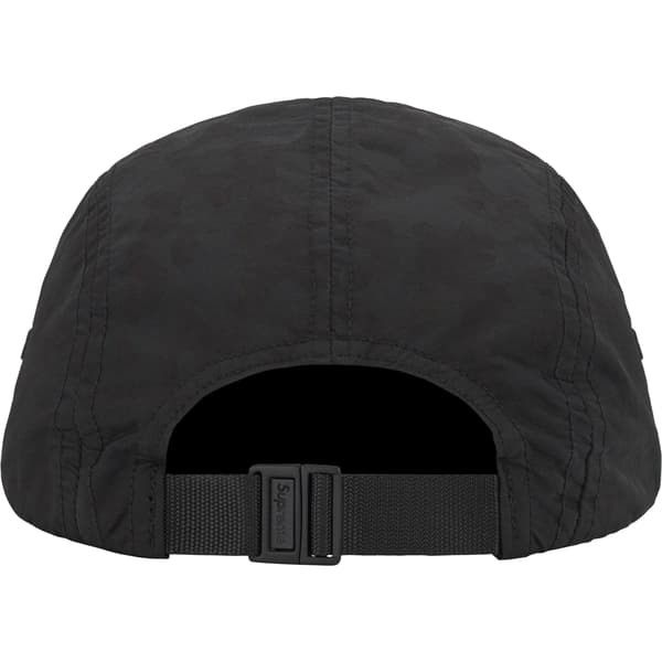 Supreme Overdyed Camo Nylon Camp Cap - Black (front)
