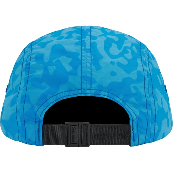 Supreme Overdyed Camo Nylon Camp Cap - Blue (front)