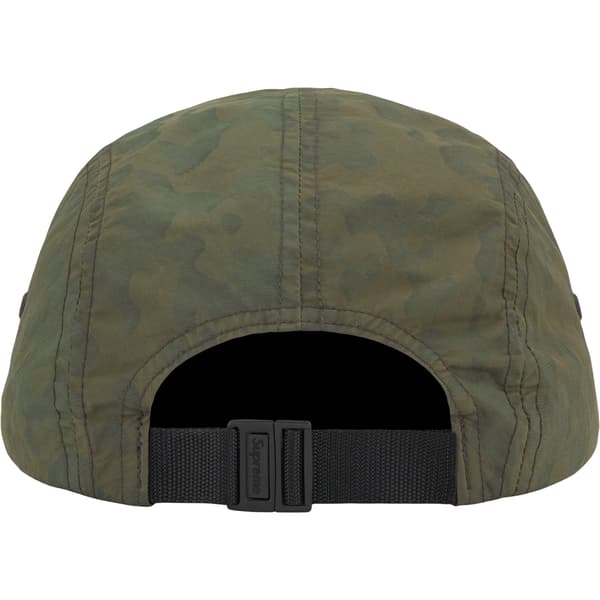 Supreme Overdyed Camo Nylon Camp Cap - Green (front)