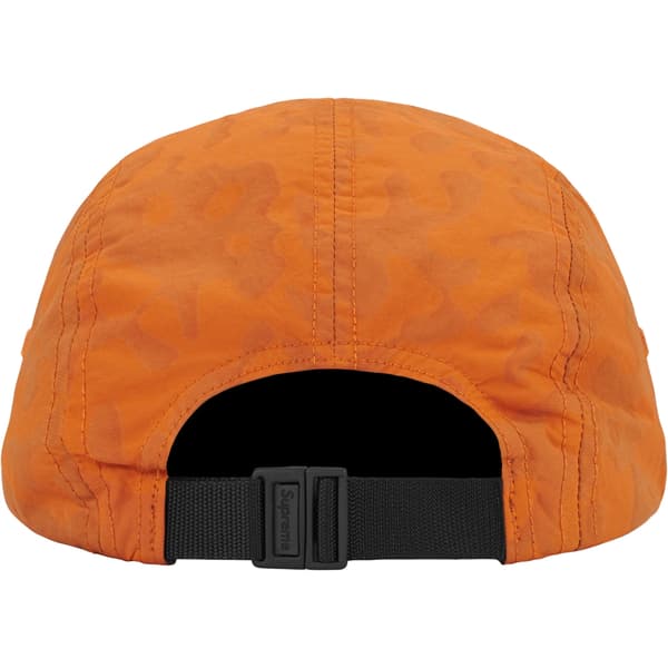 Supreme Overdyed Camo Nylon Camp Cap - Orange (front)