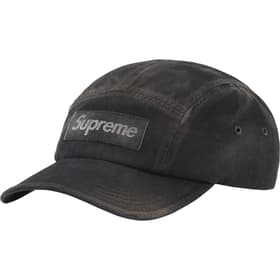 Supreme Overdyed Camp Cap Black