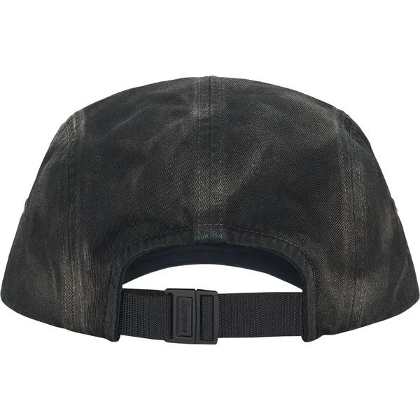 Supreme Overdyed Camp Cap - Black (front)