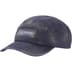 Supreme Overdyed Camp Cap - Navy (front)