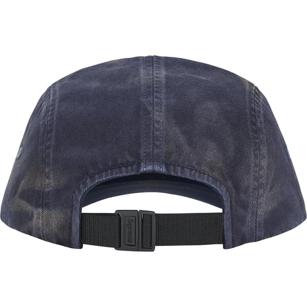 Supreme Overdyed Camp Cap - Navy (front)