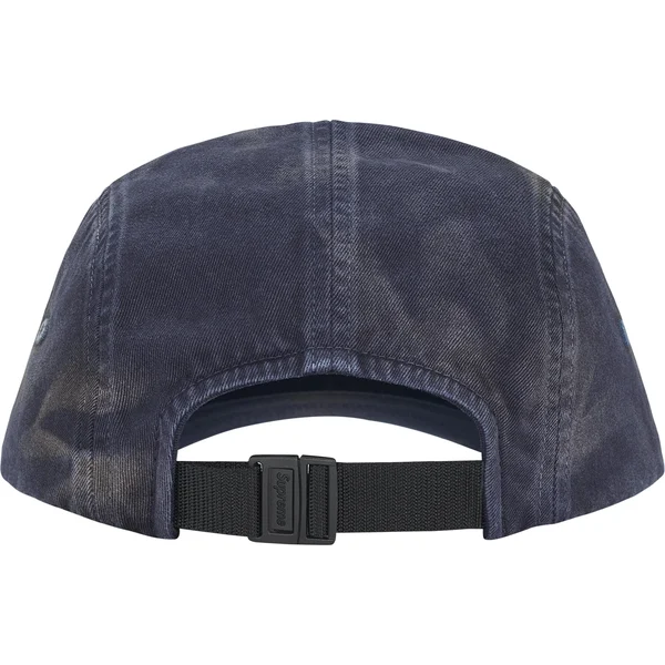 Supreme Overdyed Camp Cap - Navy (front)
