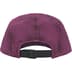 Supreme Overdyed Camp Cap - Plum (front)