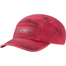 Supreme Overdyed Camp Cap Red