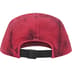 Supreme Overdyed Camp Cap - Red (front)