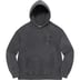 Supreme Overdyed S Logo Hooded Sweatshirt - Black (front)