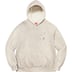 Supreme Overdyed S Logo Hooded Sweatshirt - Natural (front)
