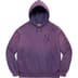 Supreme Overdyed S Logo Hooded Sweatshirt - Purple (front)