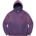 Supreme Overdyed S Logo Hooded Sweatshirt - Purple (front)